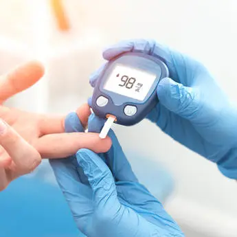 measuring blood sugar