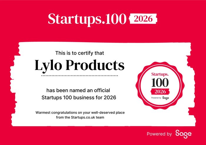 Lylo 2026 Startups 100 Index image