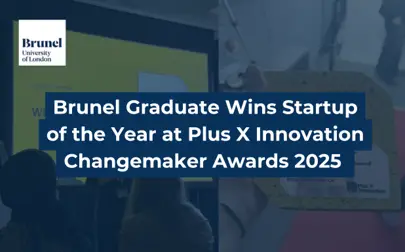 image of Brunel Graduate Wins Startup of the Year at Plus X Innovation Changemaker Awards 2025