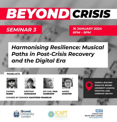 image of Join the seminar. Harmonising Resilience: Musical Paths in Post-Crisis Recovery and the Digital Era