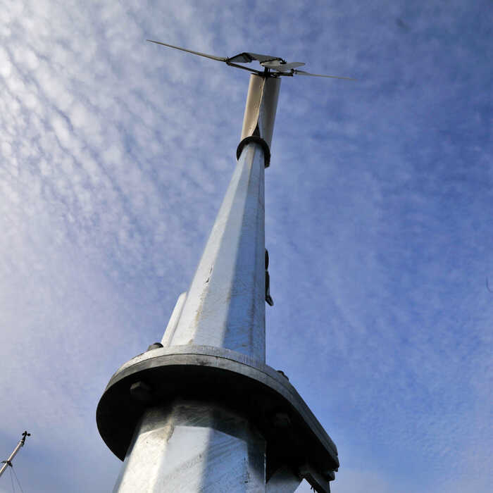 A wind turbine