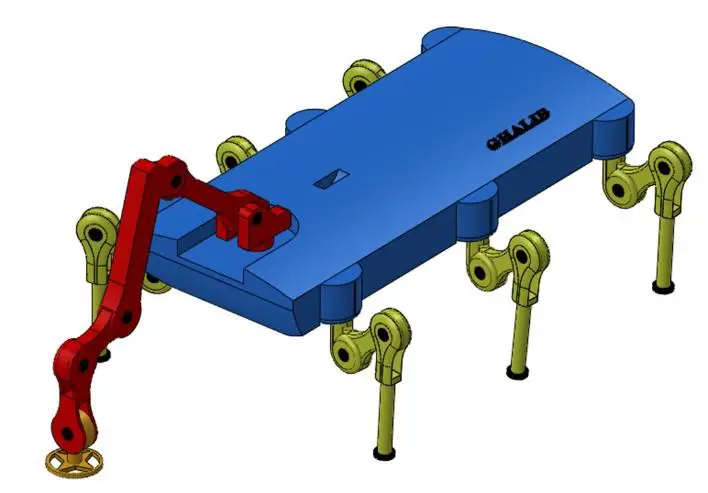 hexapod robot for humanitarian demining
