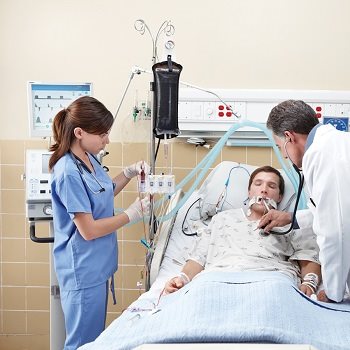 Clinicians in intensive Care Unit