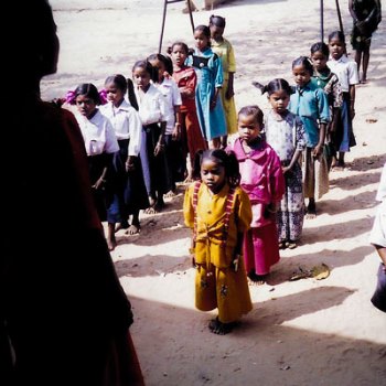 School children in India
