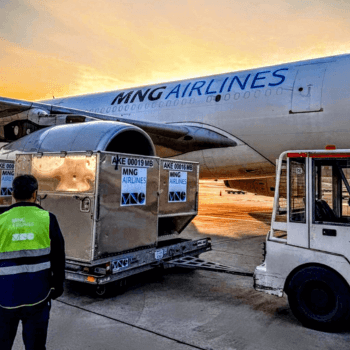 Image showing cargo and an airplane