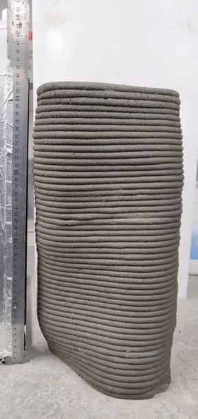 low carbon concrete printing