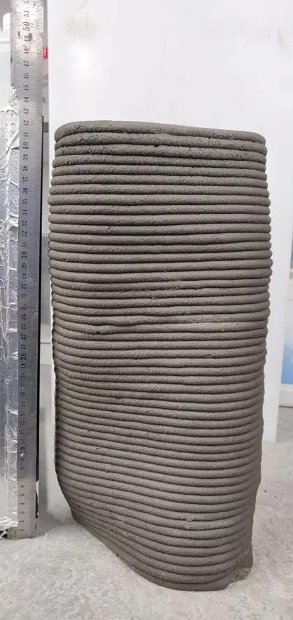 low carbon concrete printing