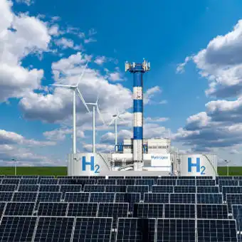 Combined CO2 capture and hydrogen generation process