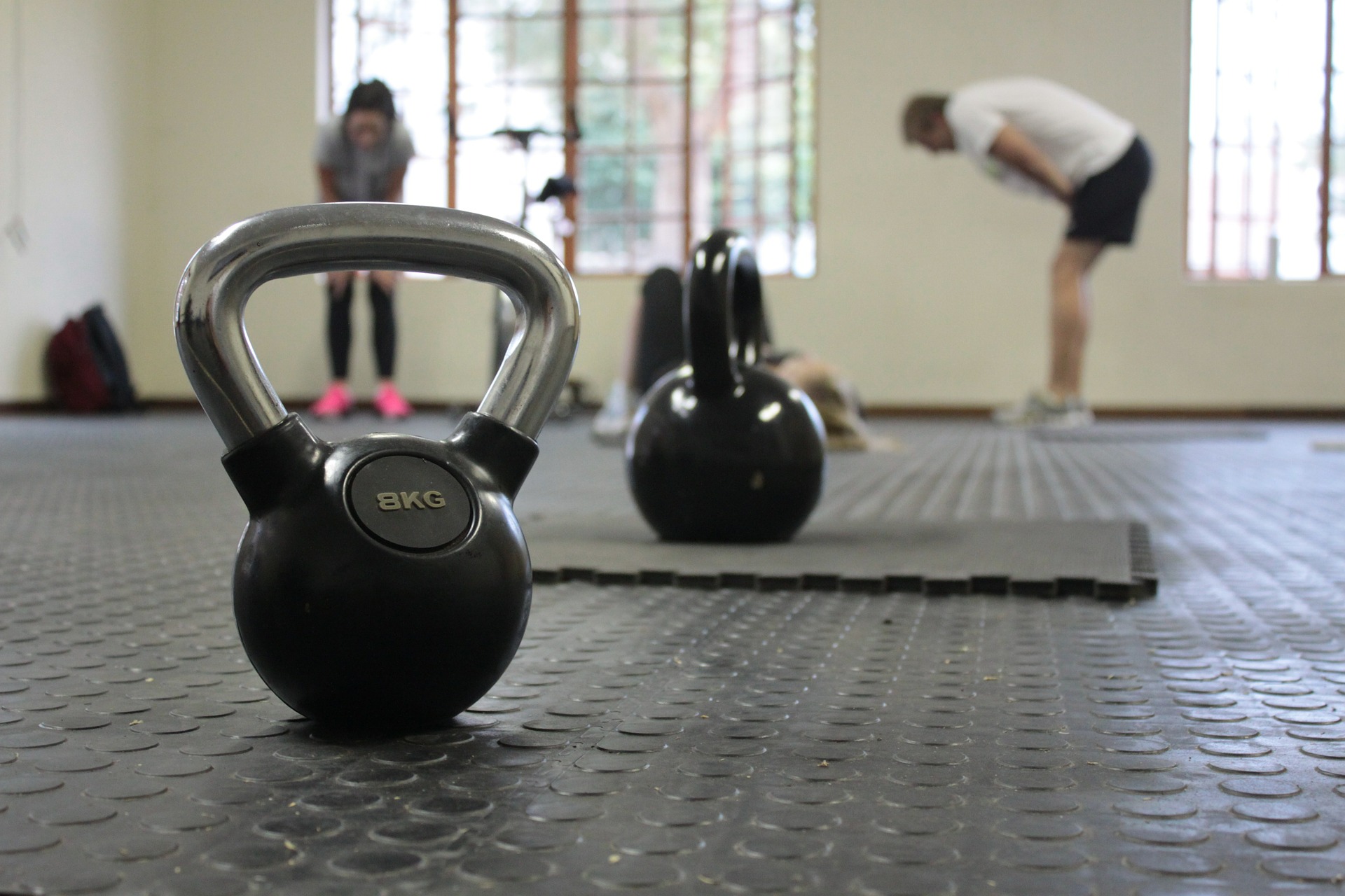 exercising man