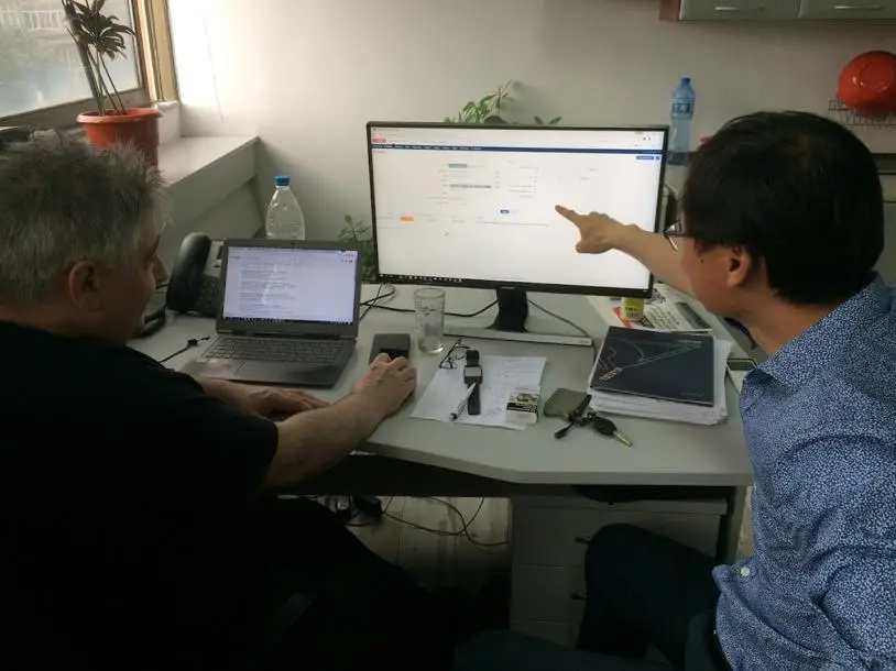 Habin Lee working in Bulgaria