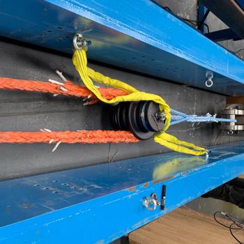 Upscaling and deployment of mooring connectors for offshore energy devices