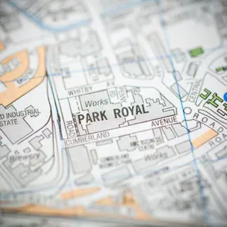 Map of Park Royal