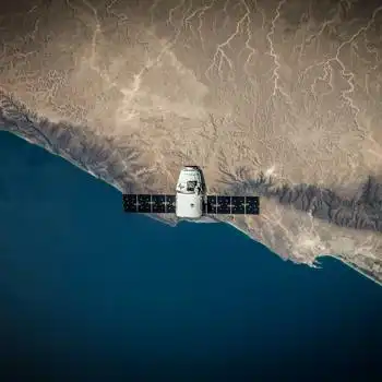 satellite over sea