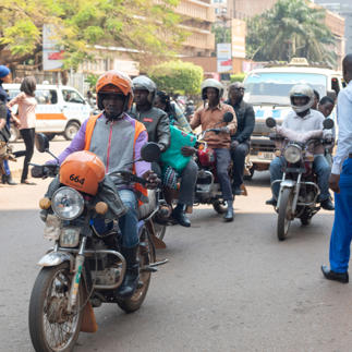 Uganda moto taxi