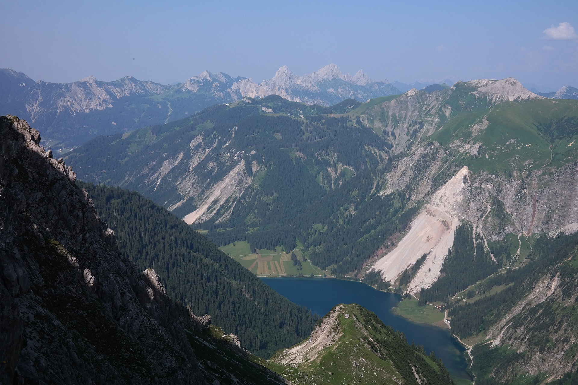 landscape with landslide