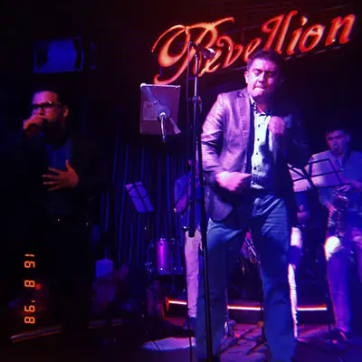Colombian musicians on stage