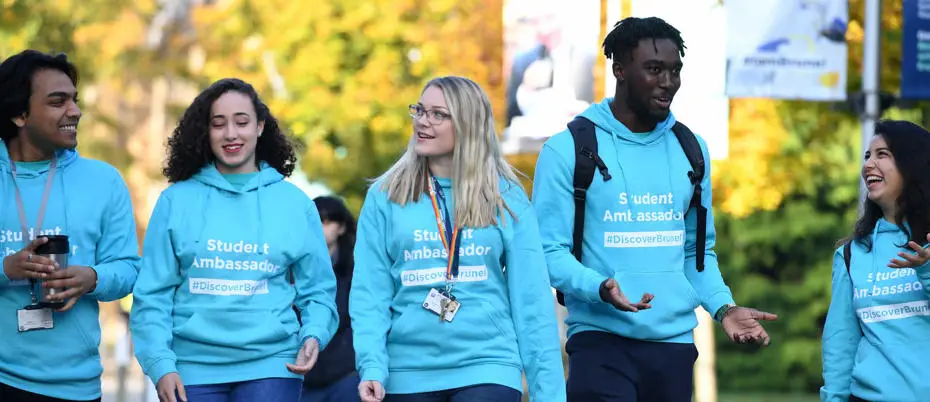 Student ambassadors on campus