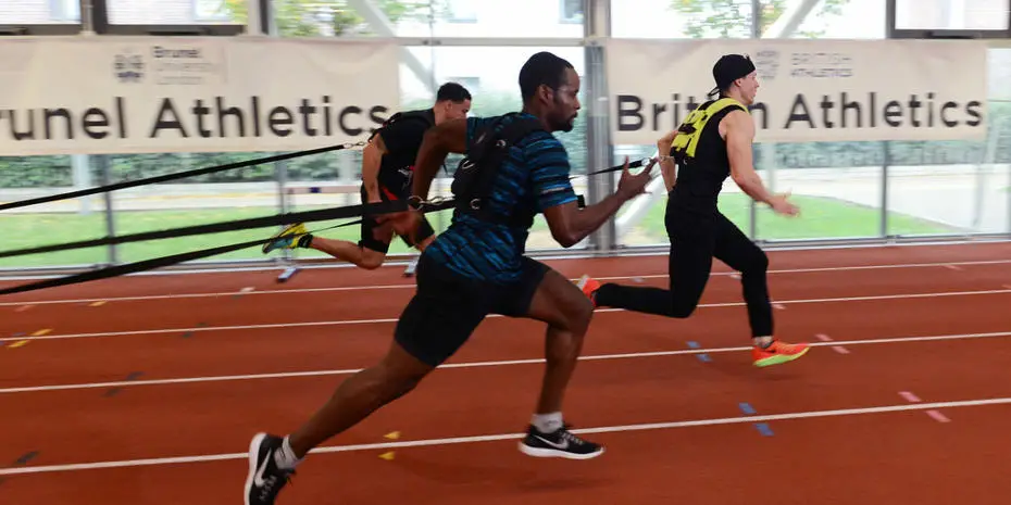 Students in the Brunel Athletic Centre