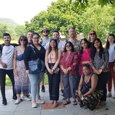 Brunel students in India