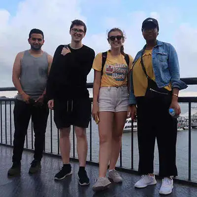 Brunel students in China