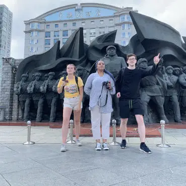 Brunel students in China