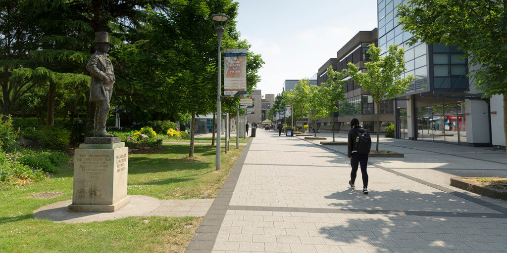 photo of Brunel campus concourse