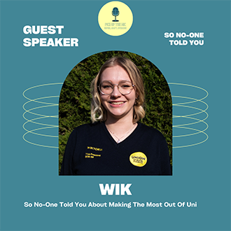 podcast cover so no one told you about making the most out of uni