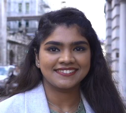 Rebecca smiling