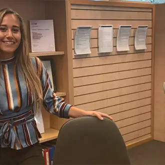 Sabrina's placement with the Professional Development Centre