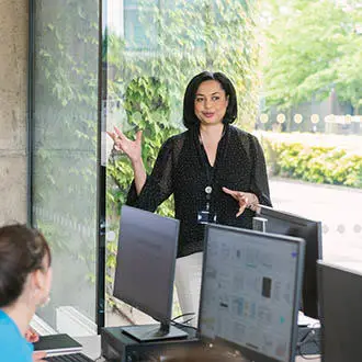 teaching in a computer lab