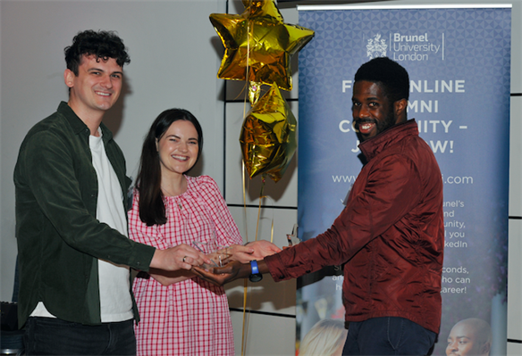 Alumni awards 2022 - Georgia and Josh