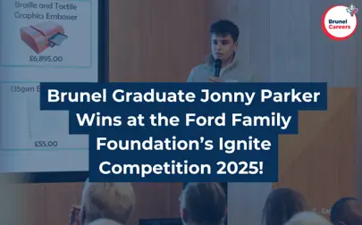 image of Brunel Graduate Jonny Parker Wins at the Ford Family Foundation's Ignite Competition 2025!