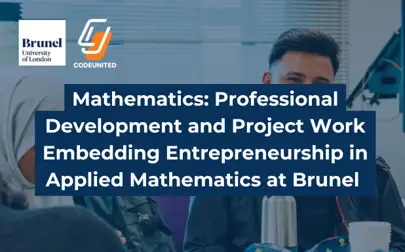 image of Professional Development and Project Work   Embedding Entrepreneurship in Applied Mathematics at Brunel