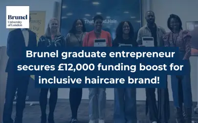 image of Brunel graduate entrepreneur secures £12,000 funding boost for inclusive haircare brand!