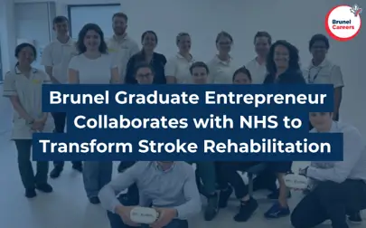 image of Brunel graduate entrepreneur collaborates with NHS to transform stroke rehabilitation