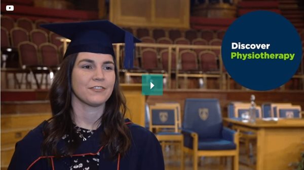 Kirsten Brunel Physiotherapy alumna on her graduation day video