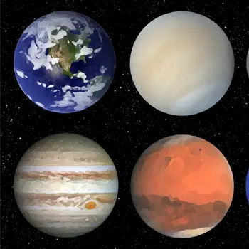 four planets Image