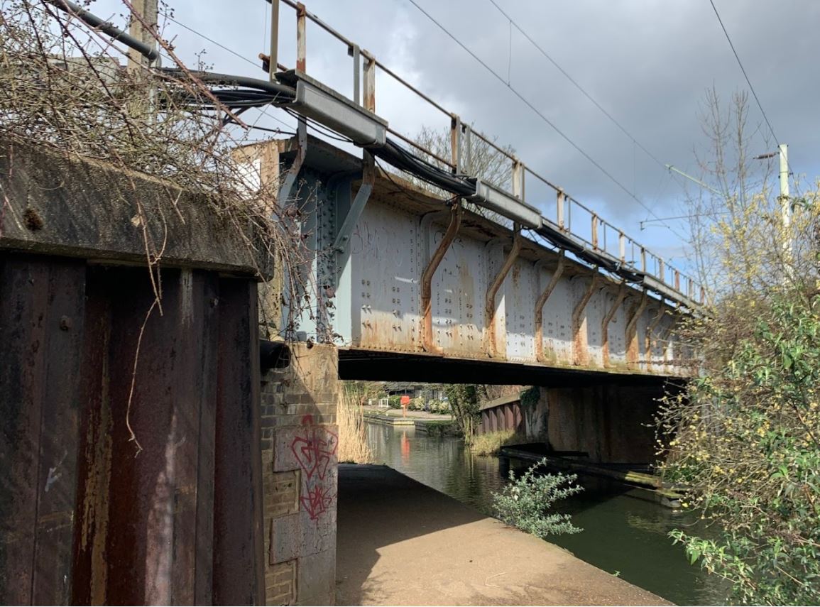  Stratford to Broxbourne railway bridge image