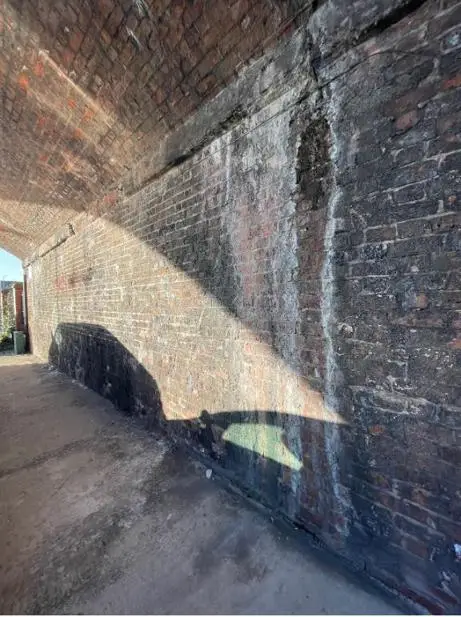Inside of the Great Howard Viaduct