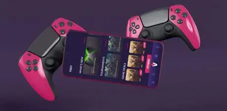 LvL Up app and game console remote