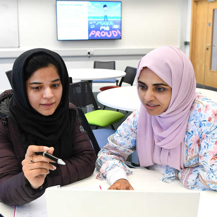 Public Health and Health Promotion students in workshop