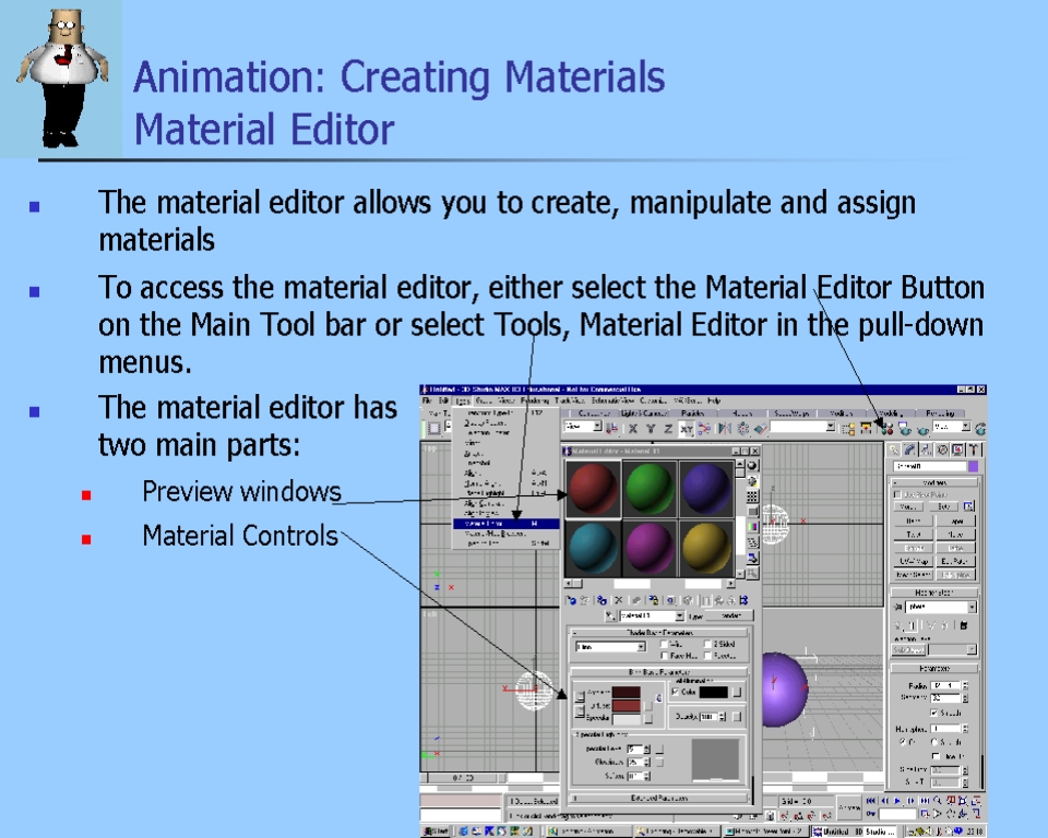 Animation Creating Materials