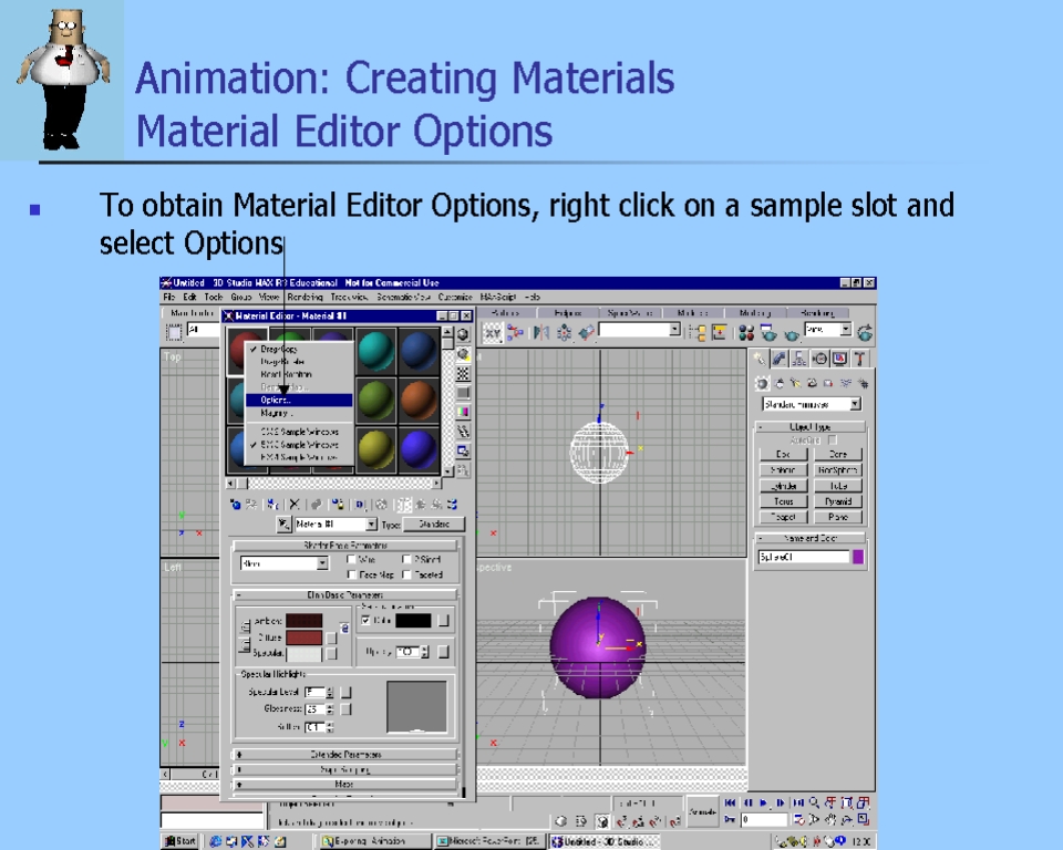 Animation Creating Materials
