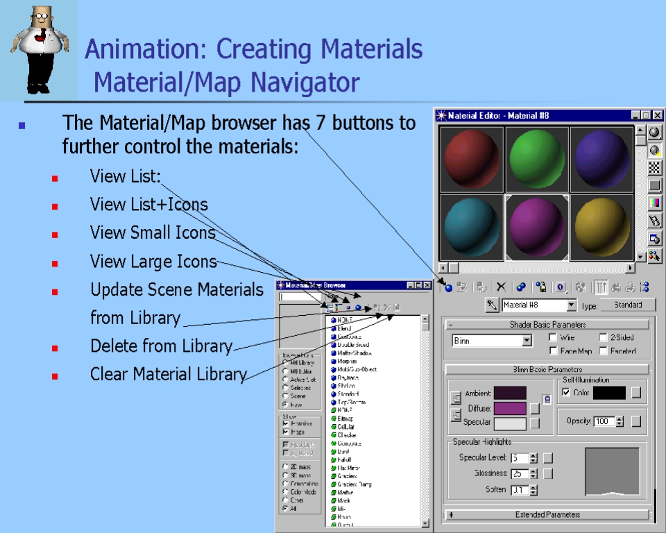 Animation Creating Materials
